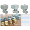 2 Way 1-1/4′′ Motorized Brass Ball Valve Electric Water Valve with Manual (T32-B2-B)